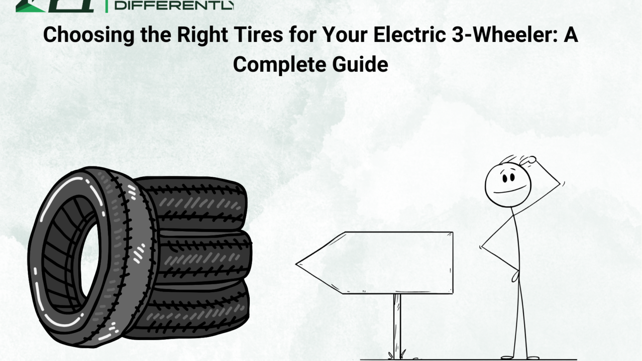 A comprehensive guide on choosing the best tires for electric 3-wheelers for enhanced performance and safety.